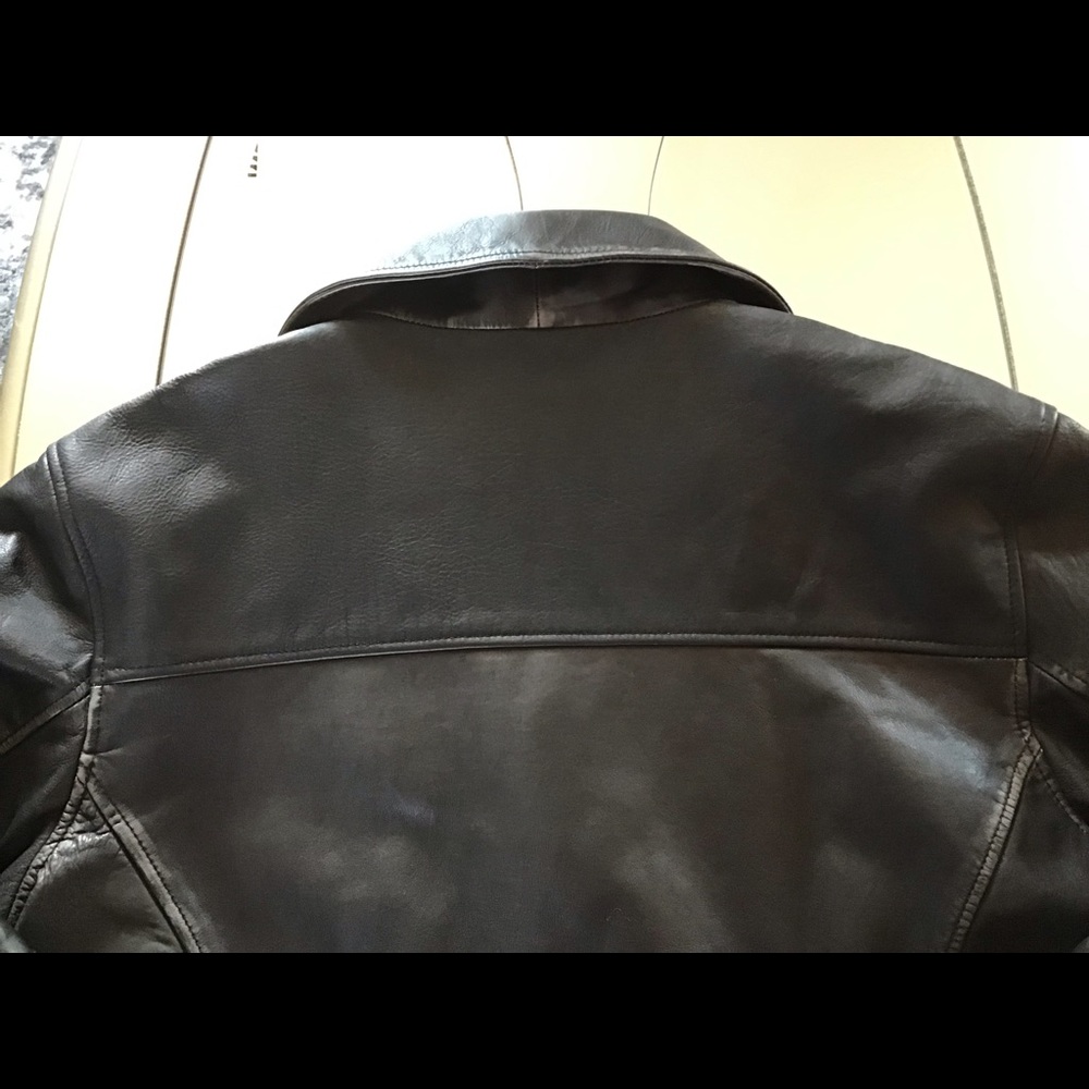Frye Classic leather biker jacket - Picture 8 of 8